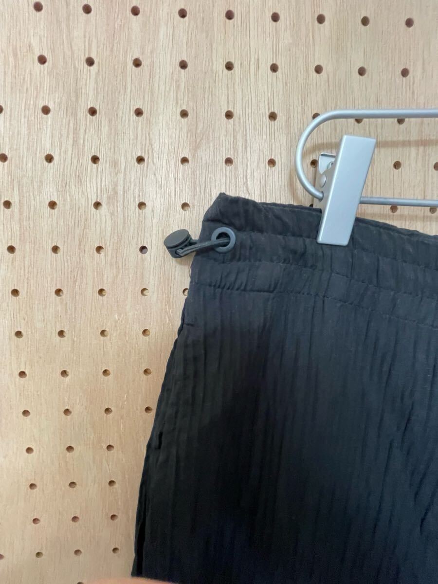 ZARA プリーツイージーパンツ ザラ メンズ ジョガーパンツ ブラック_画像6