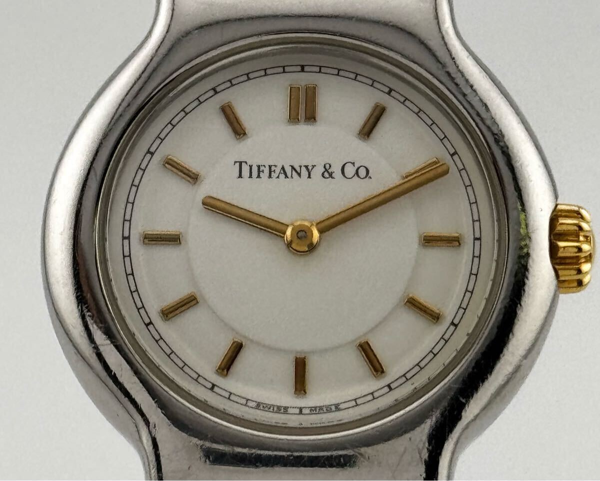 【ティファニー?。眱摇俊　窽IFFANY&Co.」 　L0112 ティソロ　腕時計　レディース　クォーツ　稼働　L1H