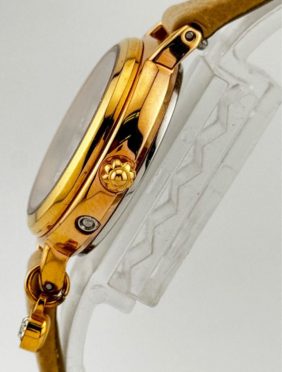 【シチズン?。眱摇俊　窩ITIZEN」 　H0F0-R009435 ウィッカ　canal4°C コラボ　ソーラー　シェル　腕時計　レディース　E21628