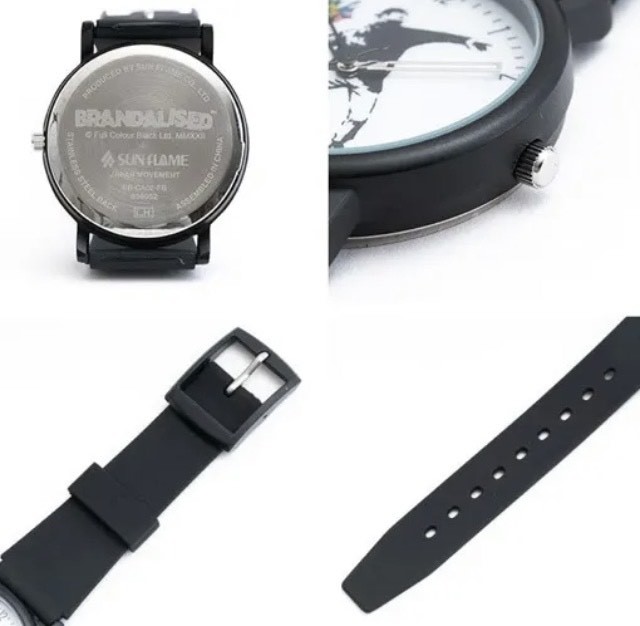 新品　デッドストック ウォッチ バンクシー　ラブラット　ジェイアクシス BRANDALISED WATCH J・AXIS Love Rat Plasticbelt_画像4