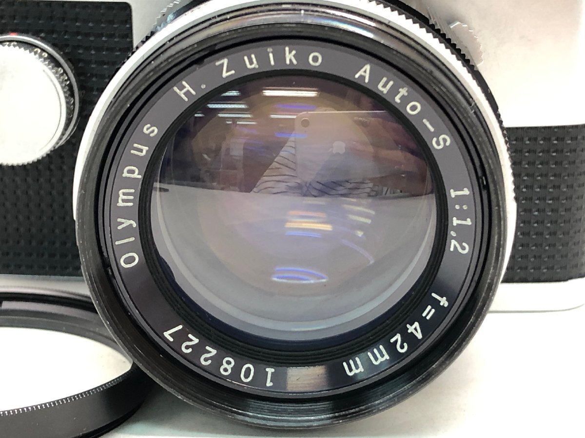 OLYMPUS PEN-FT/Olympus G.Zuiko Auto-S 1:1.2 f=42ｍｍ 一眼レフカメラ ジャンク 中古【UC040157】●