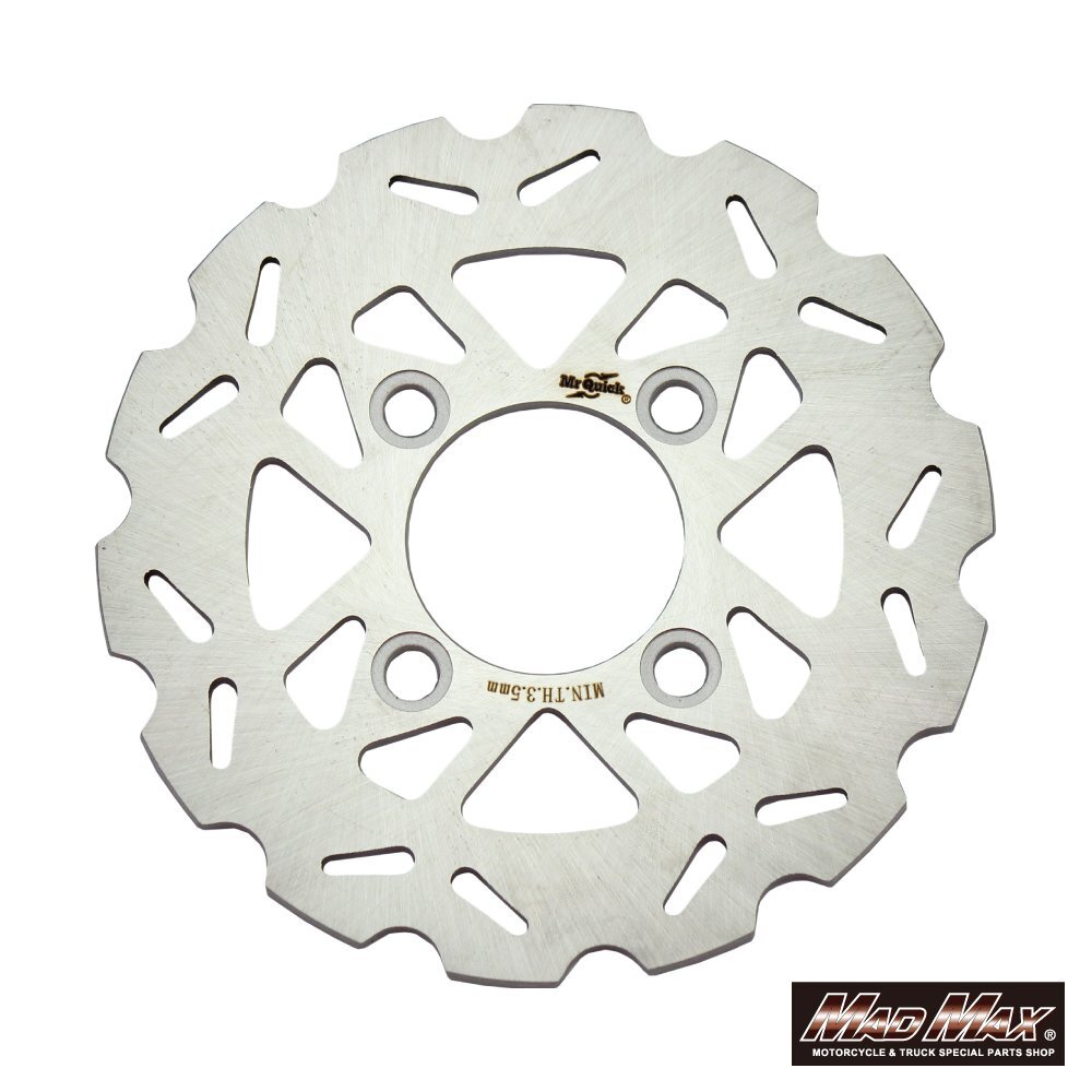 Mr Quick制 HONDA ホンダ CT125 ハンターカブ JA55 JA65 190mm リア ウェーブ ブレーキ ディスク シルバー 補修 修理 カスタムドレスアップ