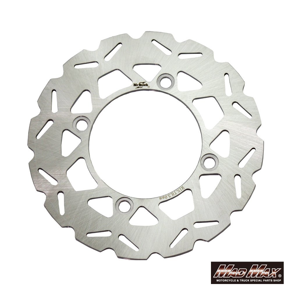 Mr Quick制 HONDA ホンダ CT125 ハンターカブ 220mm フロントウェーブディスク シルバー フロントブレーキ ドレスアップ マッドマックス