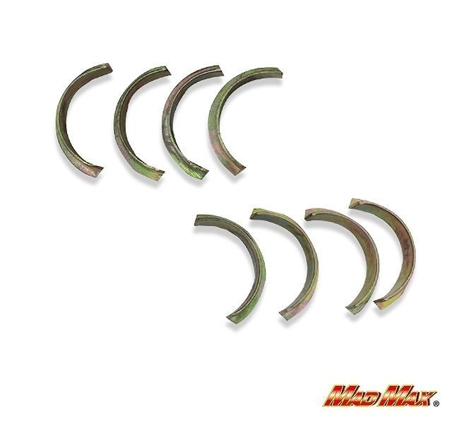 MADMAX バイク用品 KAWASAKI ゼファー400 ゼファーχ Z400FX Z400GP GPZ400F マフラー割りカラーSET 8個入/補修 交換【メール便送料190円】_画像1