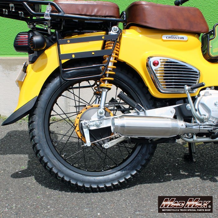 バイク用品 HONDA ホンダ CC110 JA60 クロスカブ アルミ 17インチ スポーク ワイドホイールSET グリーン/CROSS CUB 8BJ【送料800円】