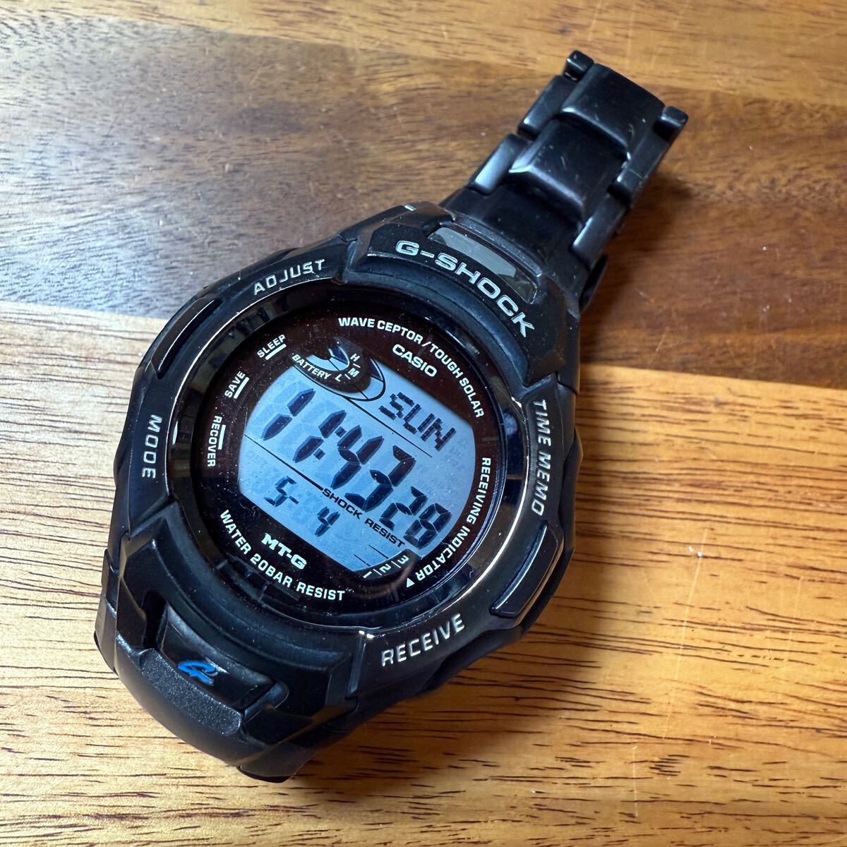 【1円スタート】CASIO G-SHOCK MTG-910DJ ブラックフォース ミッションインポッシブル 電波ソーラー 可動品 