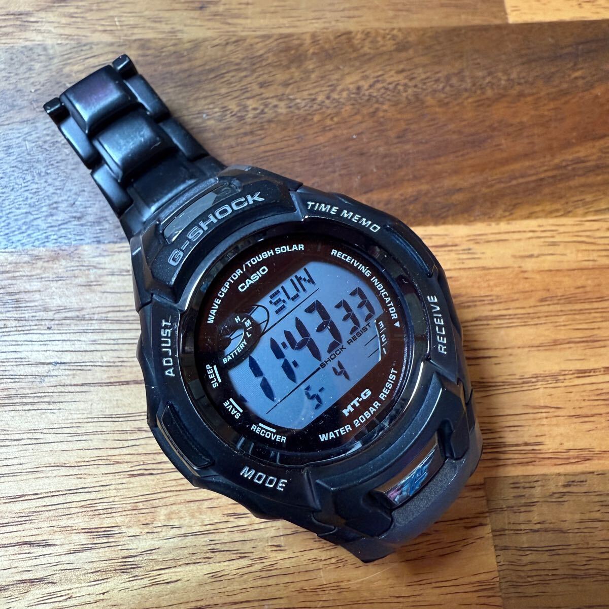 【1円スタート】CASIO G-SHOCK MTG-910DJ ブラックフォース ミッションインポッシブル 電波ソーラー 可動品 