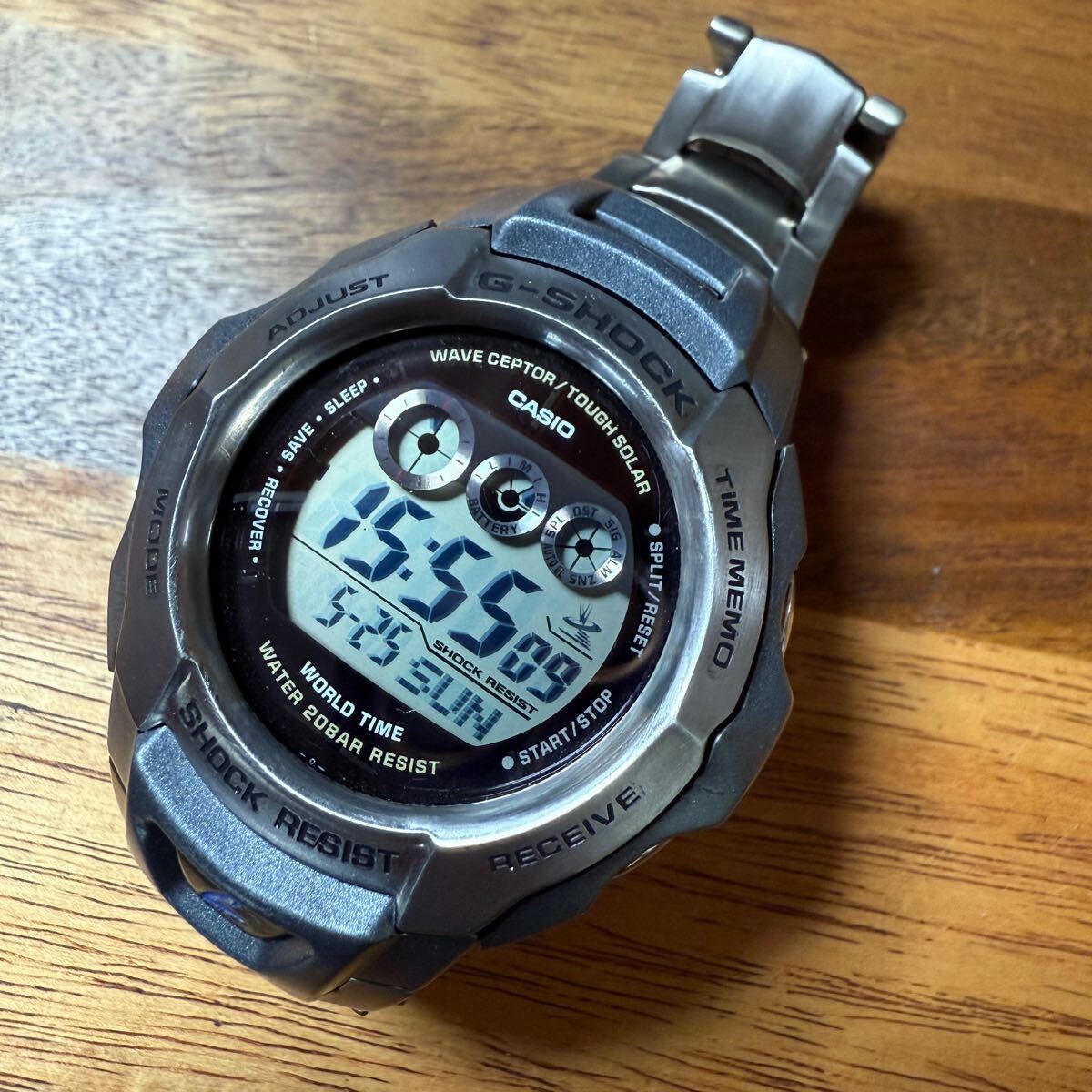 1円スタート】CASIO G-SHOCK GW-700TDJ 電波ソーラー チタン