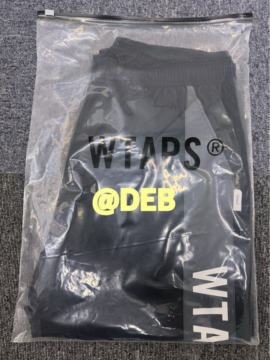 WTAPS 2025SS DELI TROUSERS BLACK XLサイズ 04 ダブルタップス デリ トラウザー パンツ ブラック X-LARGE 251CWDT-PTM07