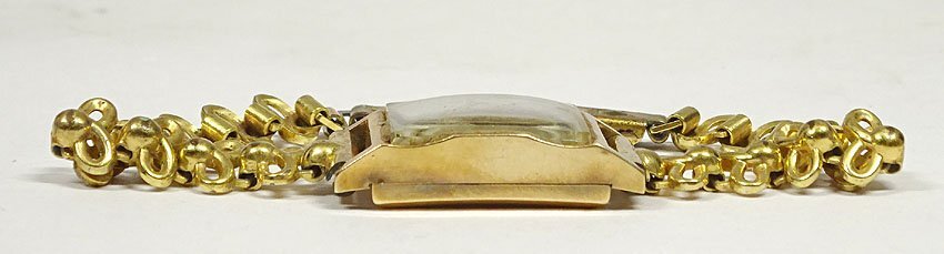 緑屋h■ AVALON アバロン　K18刻印　レディース腕時(shí)計(jì)　手巻　ジャンク　　km/5-038/30-5#60