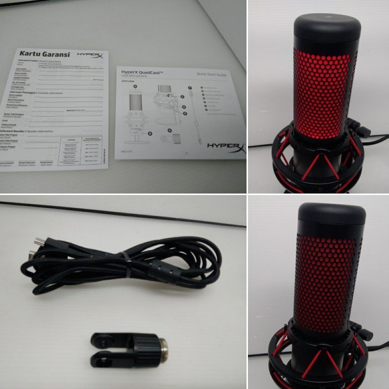 HyperX гипер- X USB микрофон QuadCast USB Mike Microphone