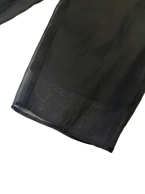 テン ハンドクラフテッドモダン TENNE HANDCRAFTED MODERN 定価46200円 レイヤードパンツ layered pants FREE ブラック 黒 日本制