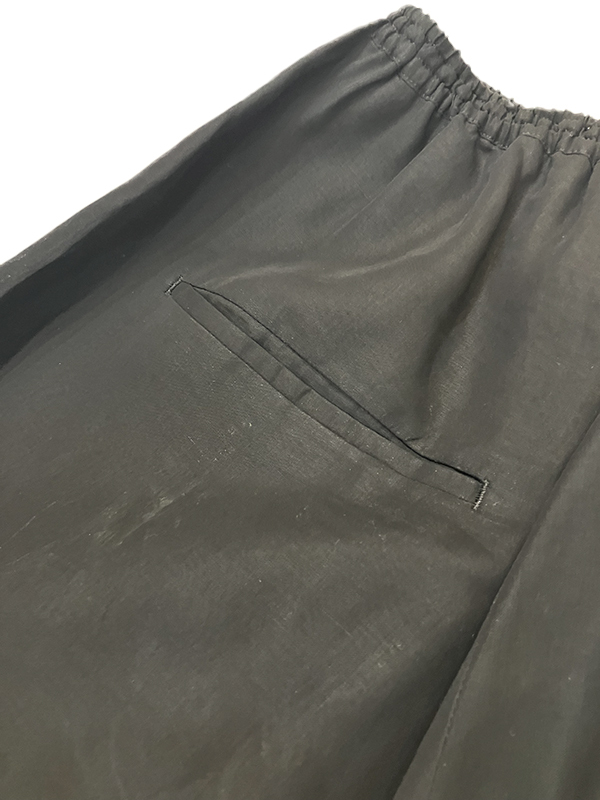テン ハンドクラフテッドモダン TENNE HANDCRAFTED MODERN 定価46200円 レイヤードパンツ layered pants FREE ブラック 黒 日本制