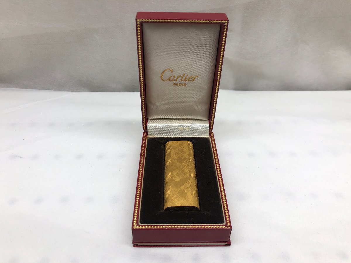 訳あり超特価の通販 カルティエ Cartier ガスライター 着火確認OK 箱付き ゴールド カルティエ