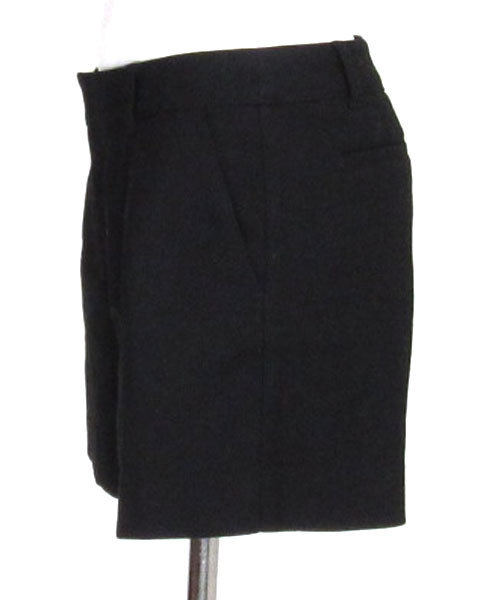 インディヴィ INDIVI 黒 ショート パンツ 36