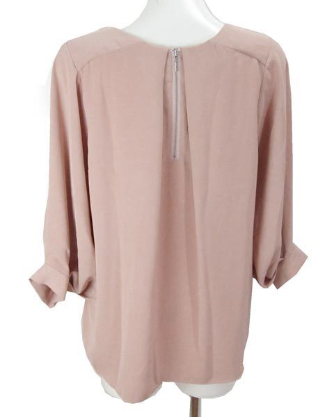 クイーンズコート ピンク プルオーバー ブラウス 2