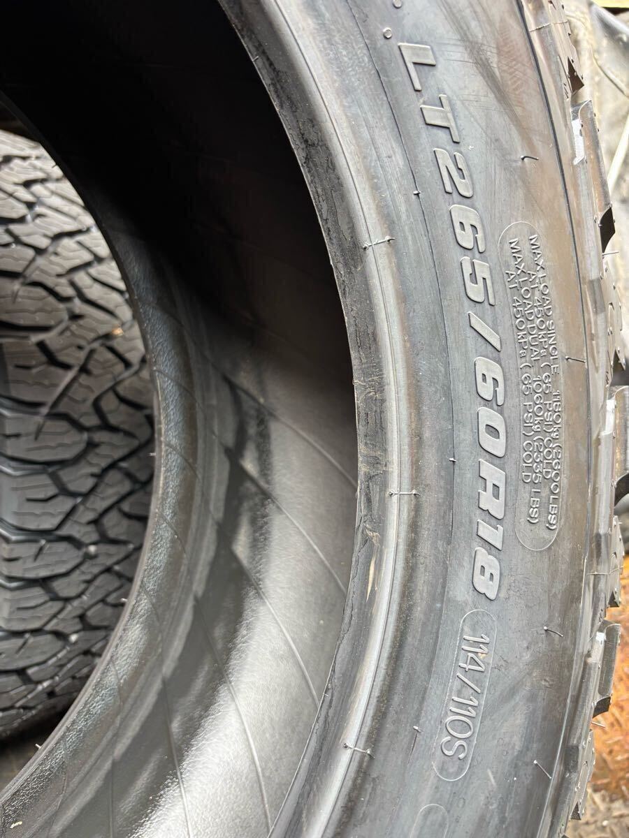BF Goodrich 265/60R18 4 шт. комплект KO3 All-Terrain All-Terrain 2024 год производства Prado Hilux G Class 