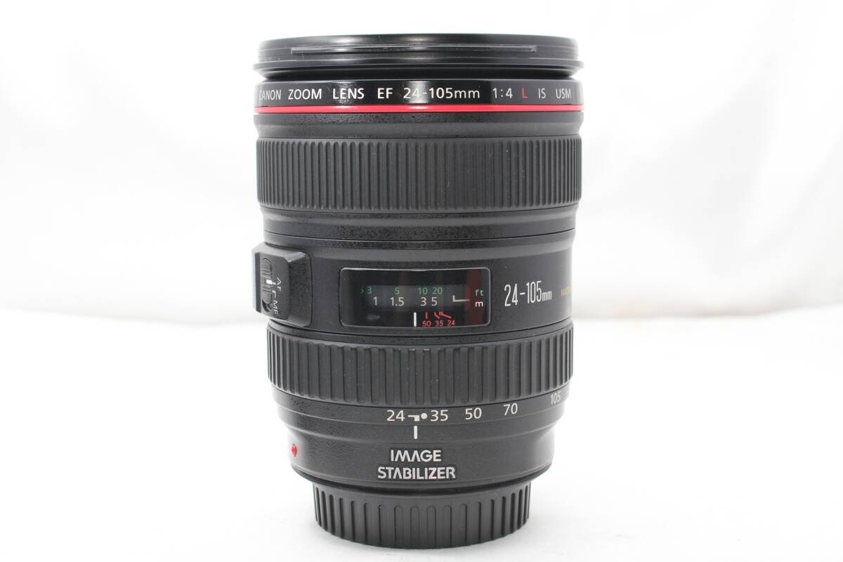 ★【美品 フルサイズ 初心者におすすめ】 Canon EF24-105mm F4 L IS USM ★ 手振れ補正 純正レンズフード付き Ｌレンズ