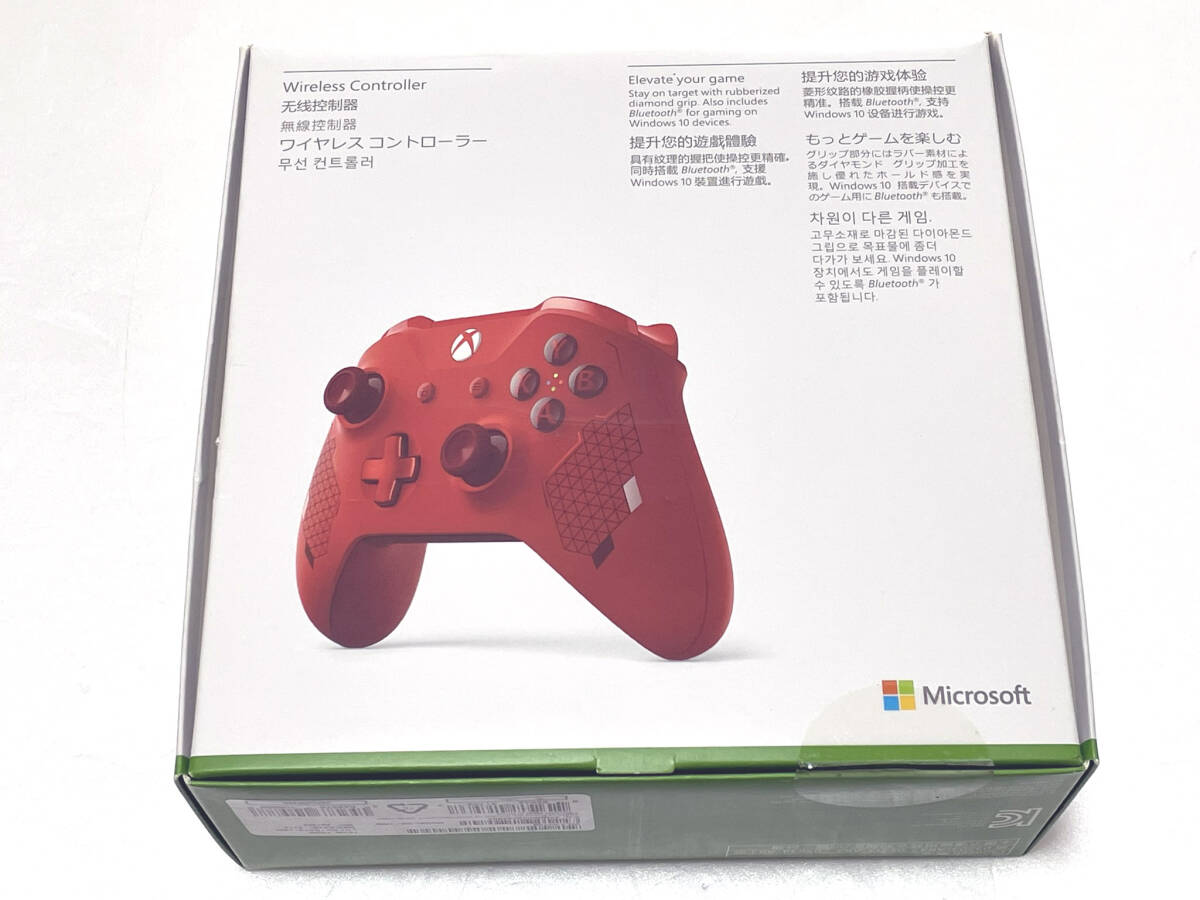美品 Xbox ワイヤレス コントローラー スポーツレッド SPORT RED_画像2