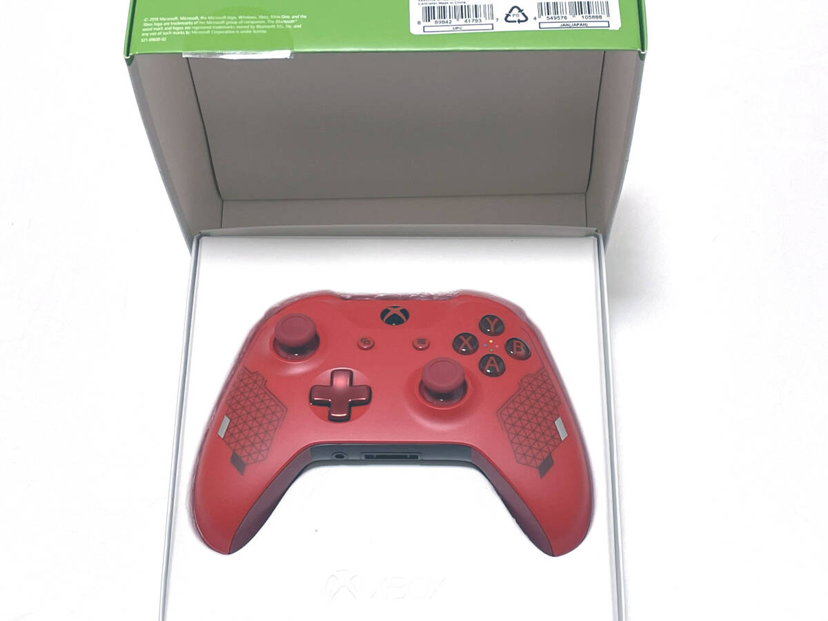 美品 Xbox ワイヤレス コントローラー スポーツレッド SPORT RED_画像3