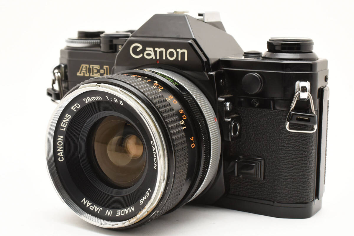 ★★ ★訳あり大特価★ キヤノン CANON AE-1 ブラック + FD 28mm F3.5 #275