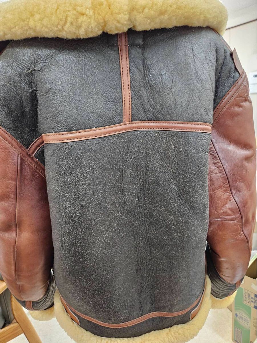 AERO LEATHER TYPE B-3 フライトジャケット サイズ38 AERO LEATHER TYPE B-3 フライトジャケット サイズ38 ブラウン レザー ボア