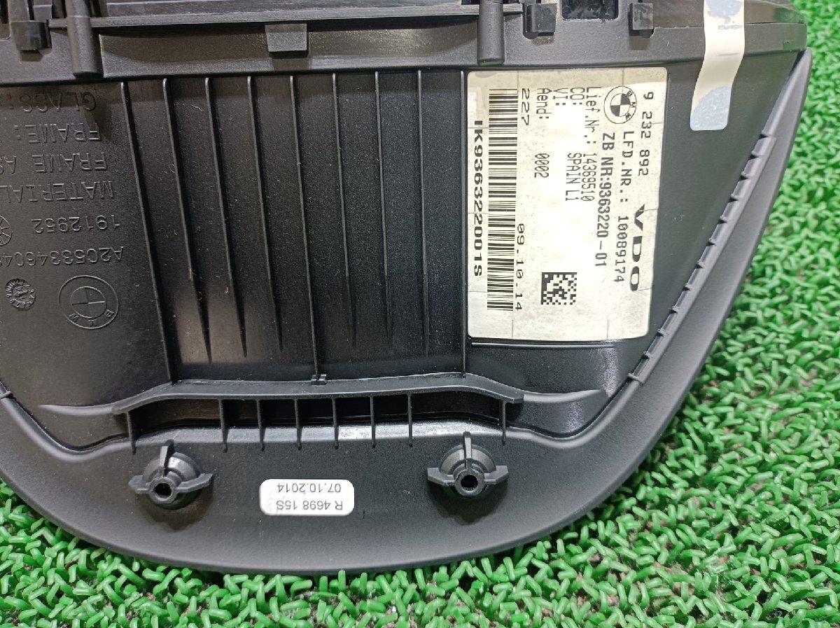 BMW スピードメーター 116i DBA-1A16, 2014 #hyj NSP239980