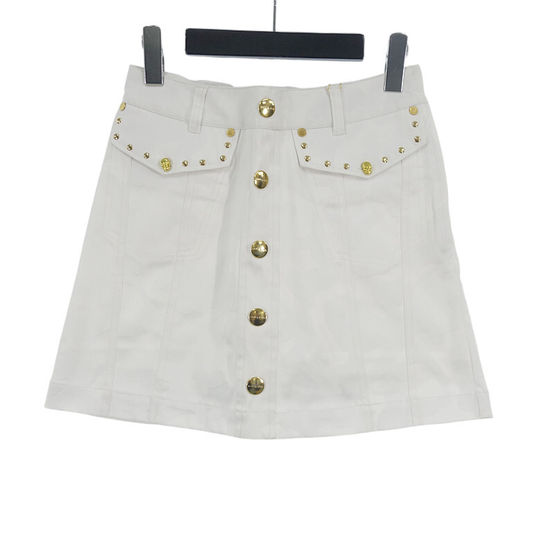 MARK & LONA ホワイトスカート ゴルフ レディース ウッドティー付き