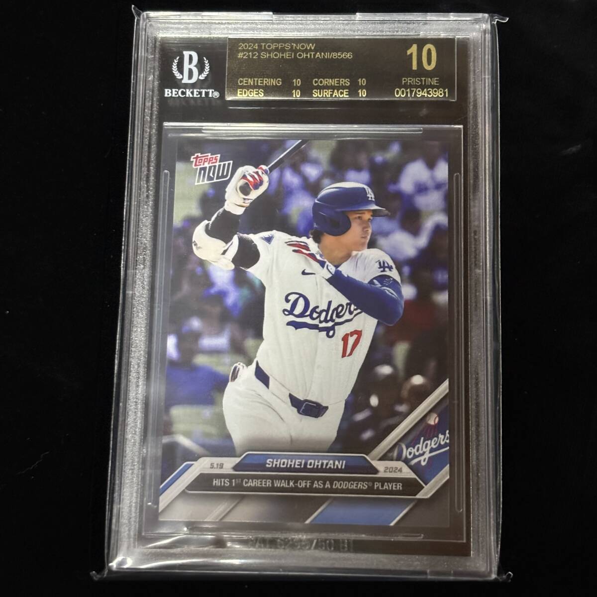 PSA10 最高評価 鑑定済 2023 Topps Now 大谷翔平 #579 バット