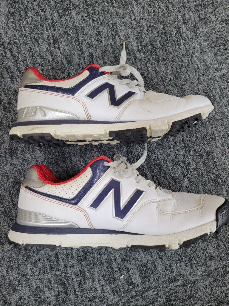 148560。NEW BALANCE ニューバランス ゴルフシューズ 26センチ ホワイト ネイビー