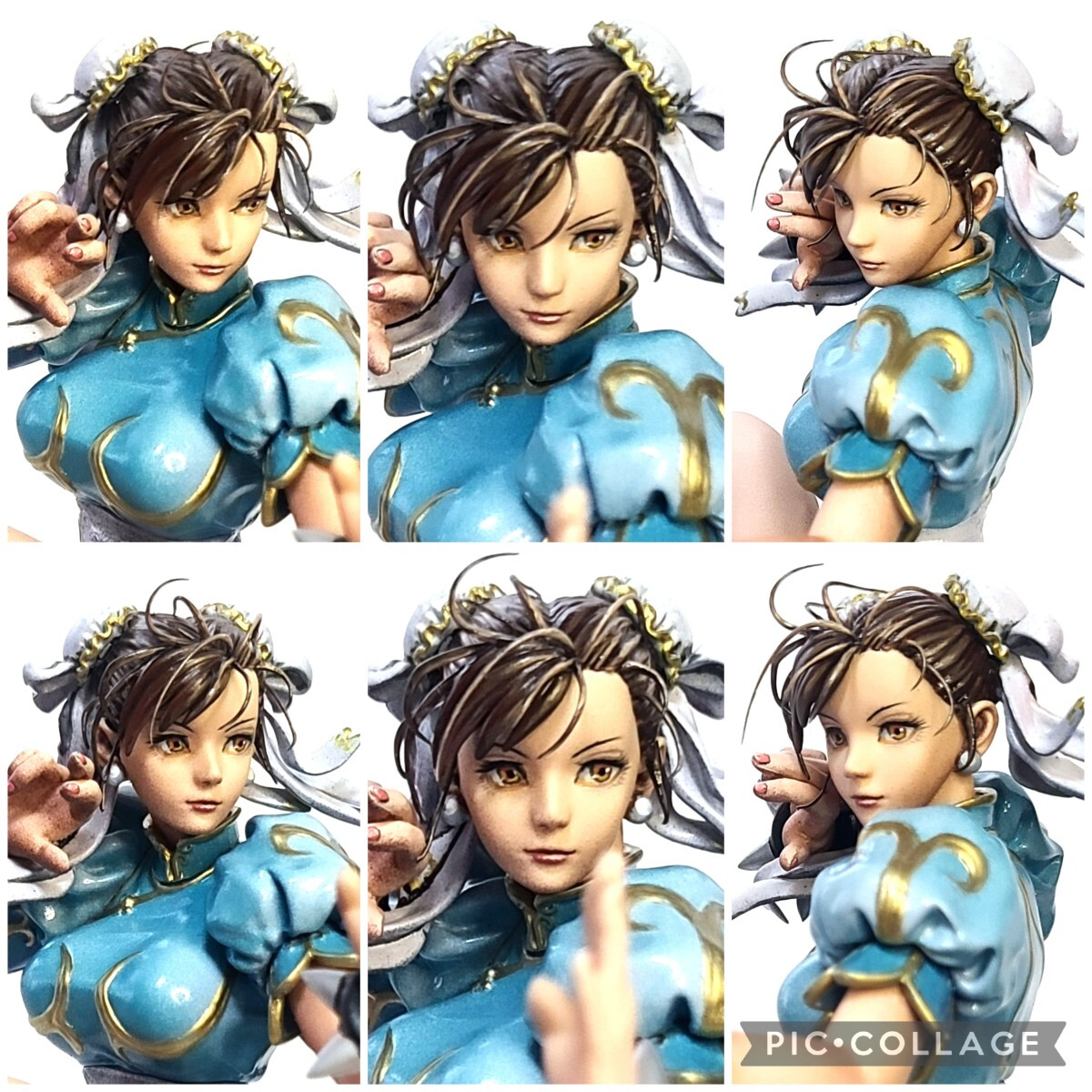 二次元 リペイント 春麗 チュンリー 顔の描き直し 頭髪追加 完成品 ストリートファイター pop up parade フィギュア 美少女 リアル ナミ