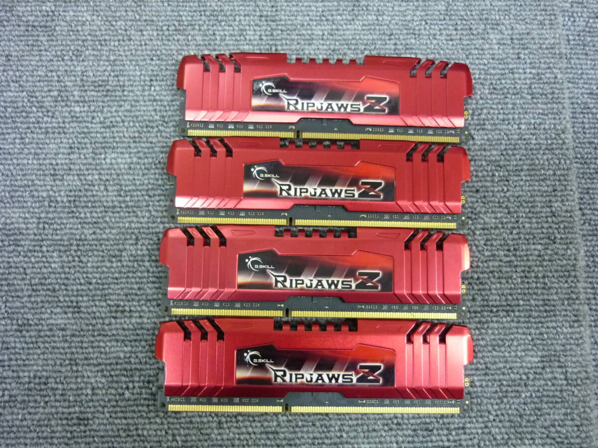 ■[返品返金可]　G.SKILL デスクトップ用メモリ基板 PC3-14900 4GB4枚 動作未確認 中古品　クリックポスト発送■