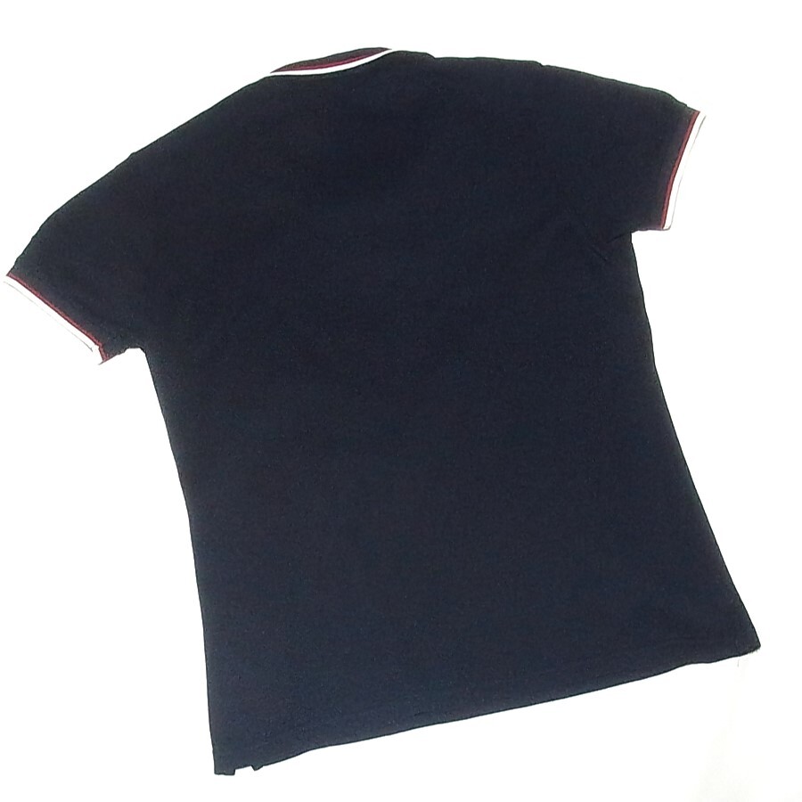 BEAMS GOLF ビームス ゴルフ ダークネイビー色 ポロシャツ M/レディース◎濃紺 胸にロゴ◎シンプル 洗浄済◎襟元少し擦れあり 送料無料