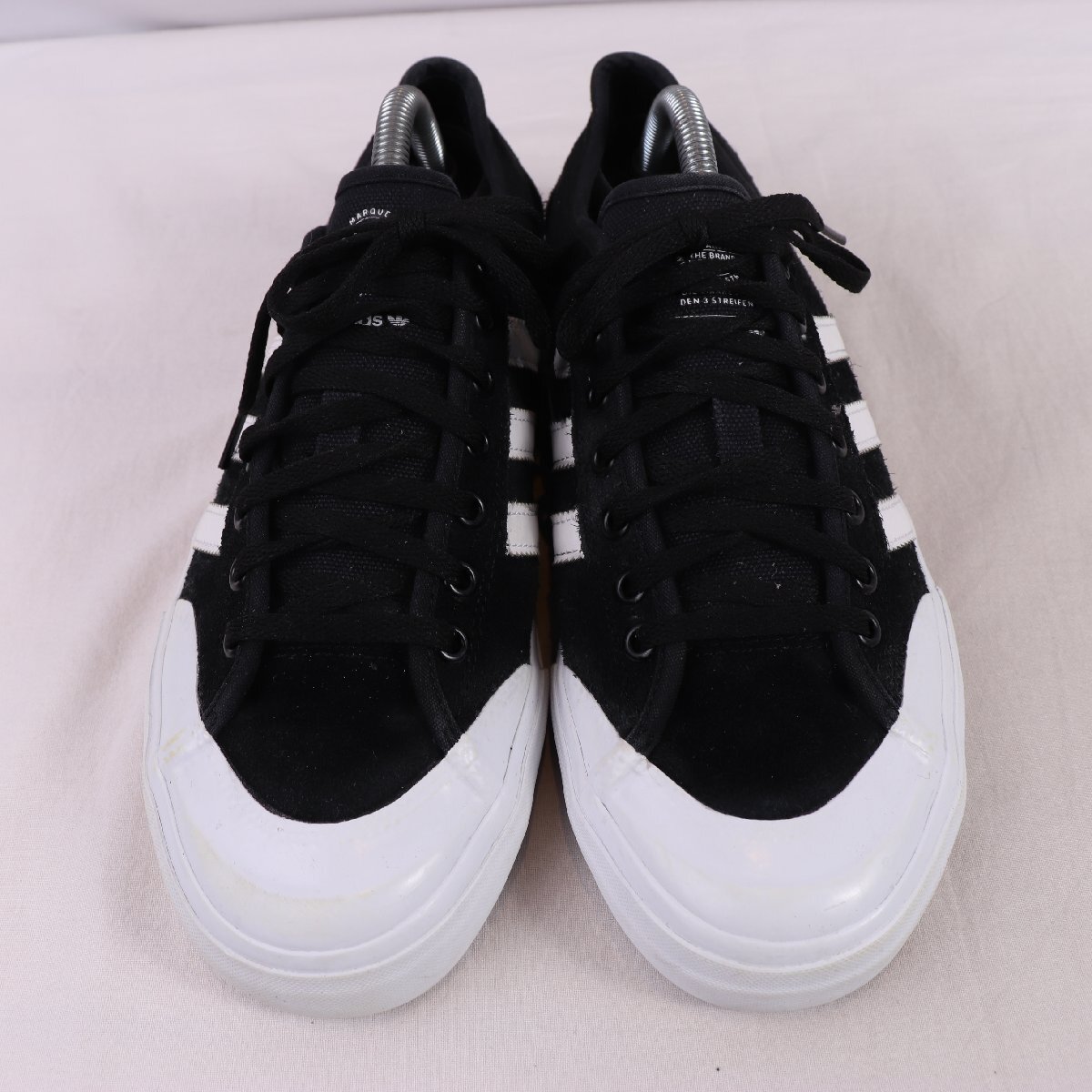 MATCHCOURT ADV 26.5cm/adidas Match пальто advance замша Adidas спортивные туфли чёрный черный белый б/у б/у одежда мужской ad6216