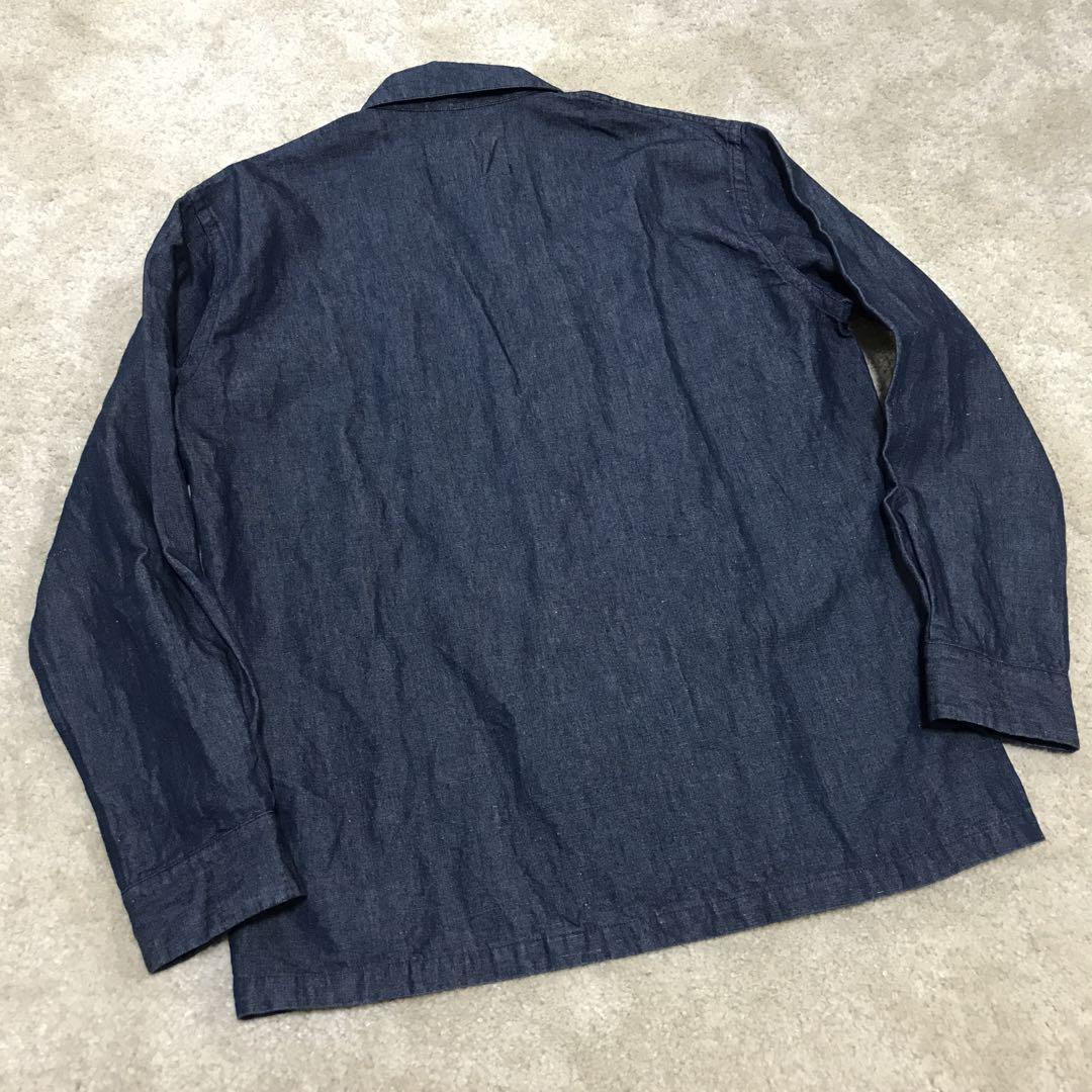 美品　MHL ダンガリーシャツ Yahoo!オークション - 美品【 MHL 】デニムシャツ M
