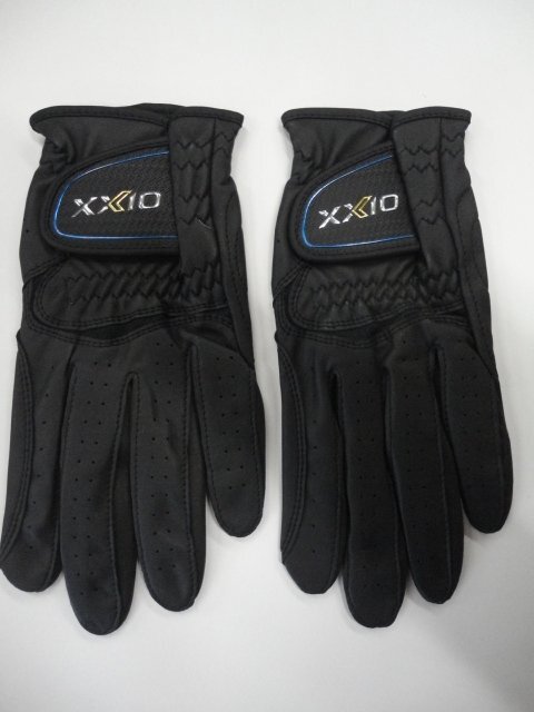 ■ゼクシオ 高機(jī)能 全天候 ゴルフ メンズ グローブ x 2枚【BK/25cm】《掌?甲：合成皮革》GGG-X020