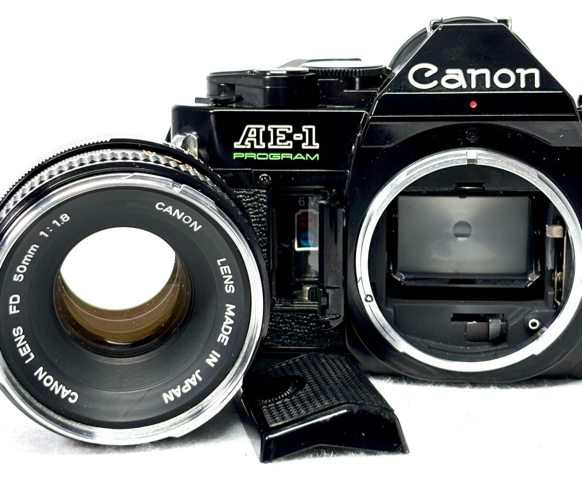 完全動作・優秀品】キャノンCanonフィルムカメラAE-1 Program 完全動作・優秀品】キャノンCanonフィルムカメラAE-1 Program