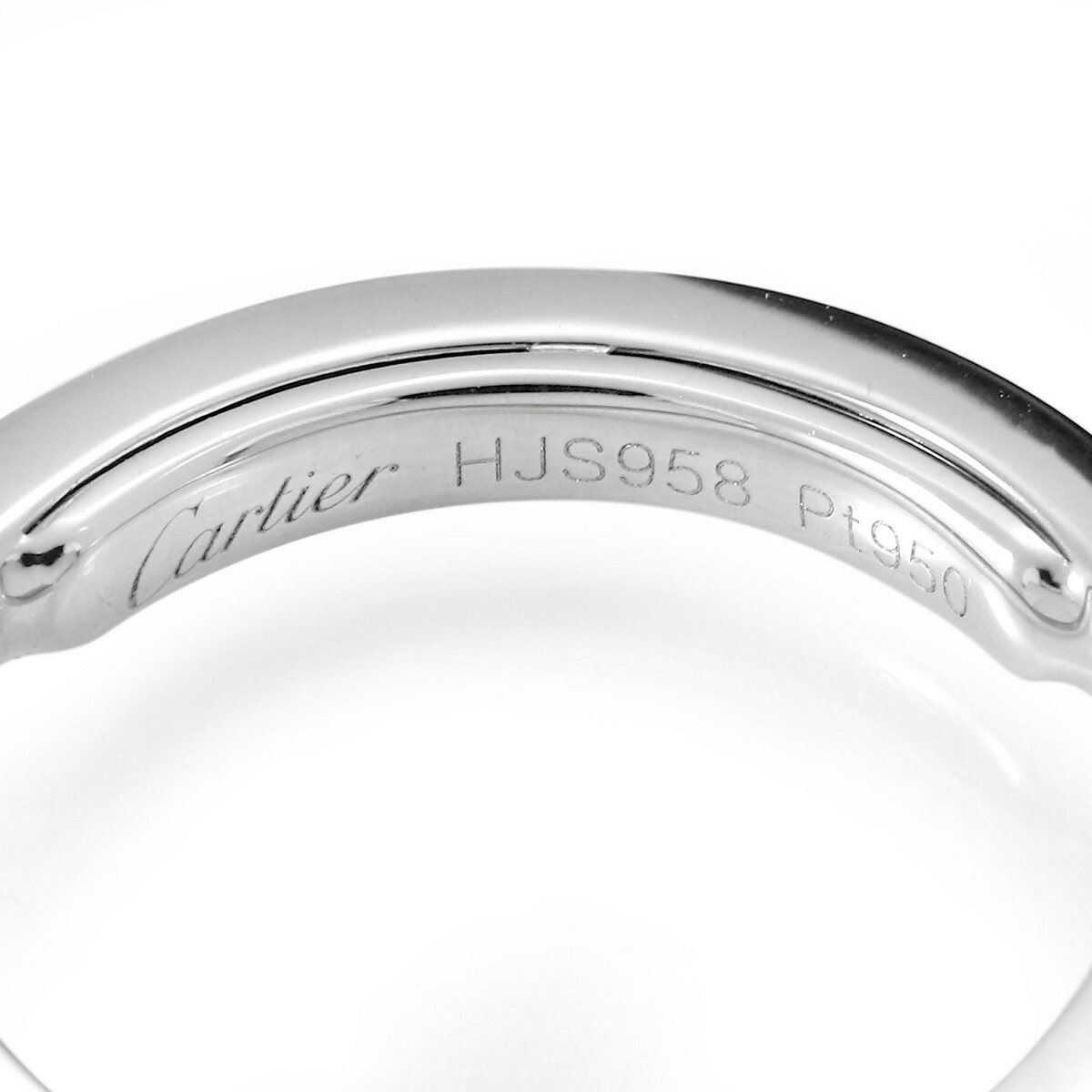 カルティエ バレリーナ ウェディング リング 指輪 ダイヤモンド Pt950 2號(hào) Cartier 中古 プレラブド 返品OK