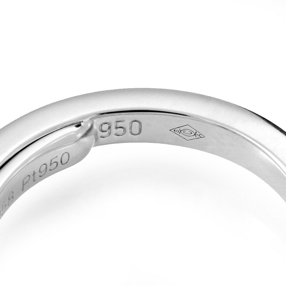 カルティエ バレリーナ ウェディング リング 指輪 ダイヤモンド Pt950 2號(hào) Cartier 中古 プレラブド 返品OK