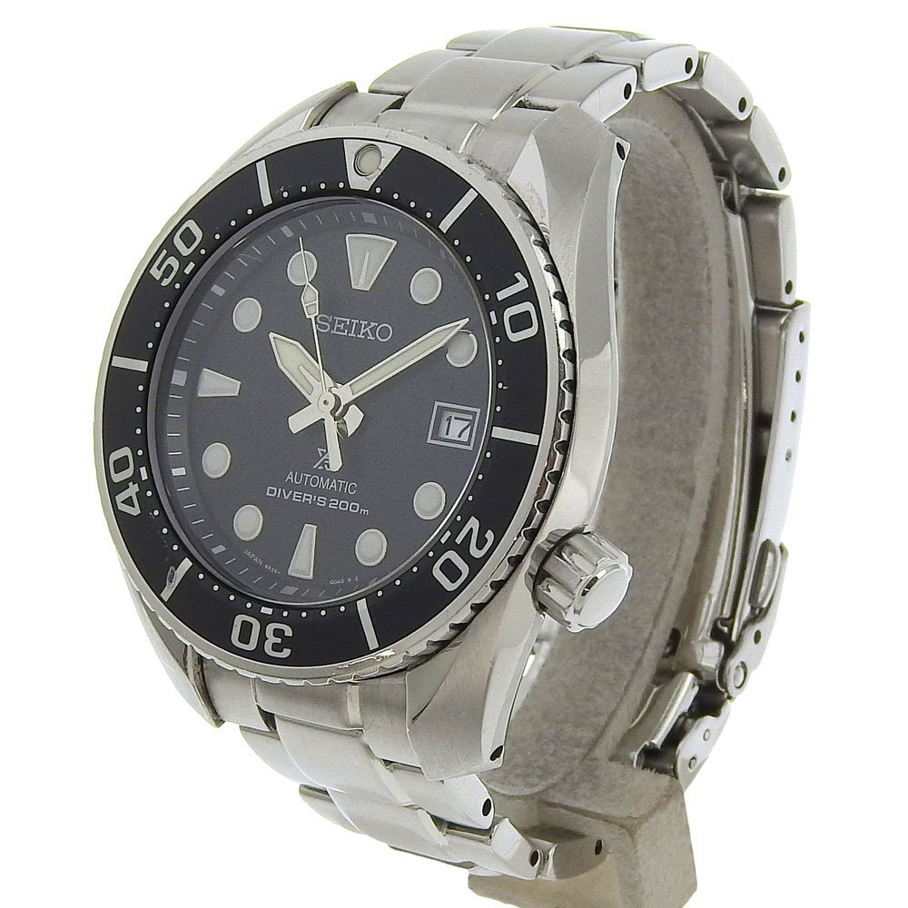 ■ 1円 ～ 正規(guī) 中古品 參定10.8萬(wàn)■ セイコー SEIKO ■ プロスペックス ダイバー スキューバ SBDC083 ■ 自動(dòng)巻き ダイバーズ ブラック