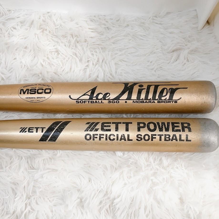 ゼット ソフトボール用バット まとめ6本セット MIZUNO ZETT MSCO ミズノ JSA 3號(hào) Tiger HATA【中古品】