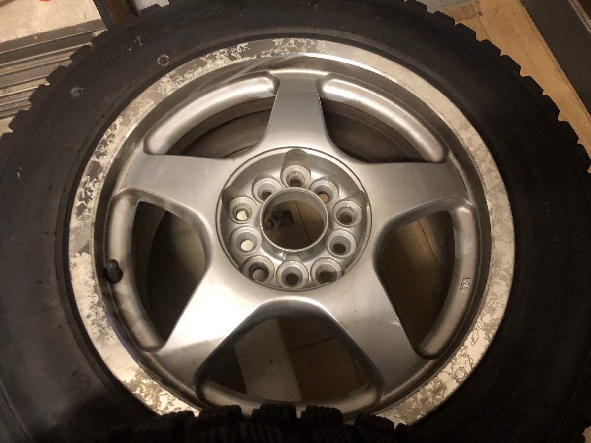 DUNLOP SP SPORT 56-R 195/65r15 ホイール付き4本セット ラリースタッドレス