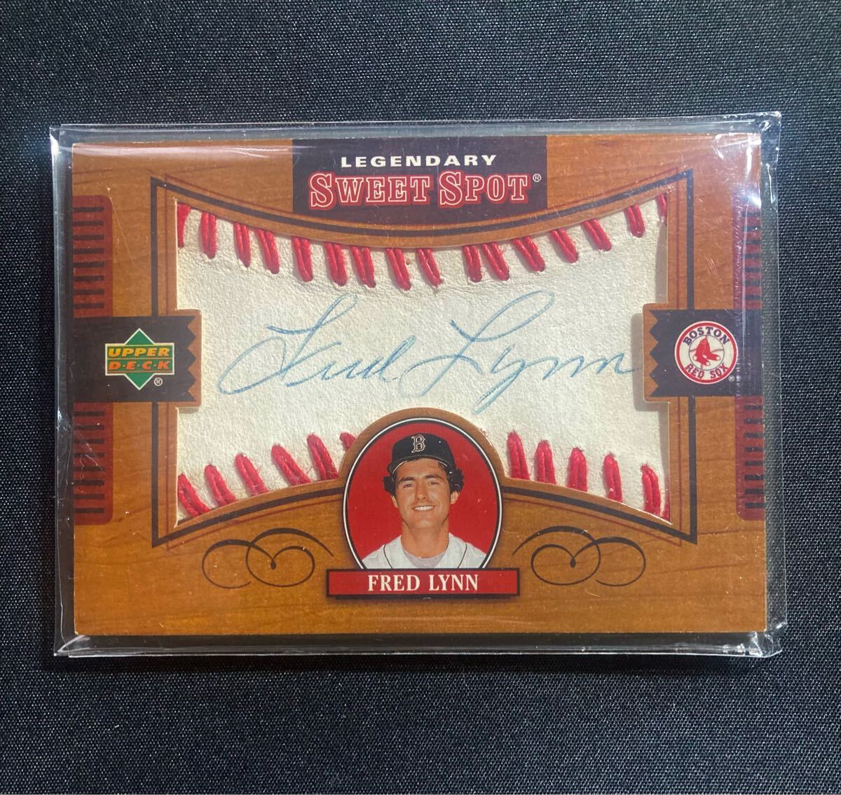 **02 UD SWEET SPOT Fred * Lynn автограф автограф карта дополнение **