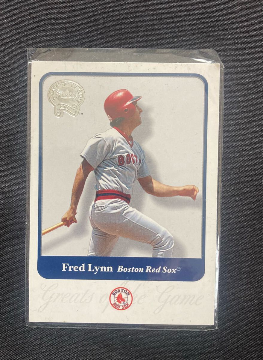 **02 UD SWEET SPOT Fred * Lynn автограф автограф карта дополнение **