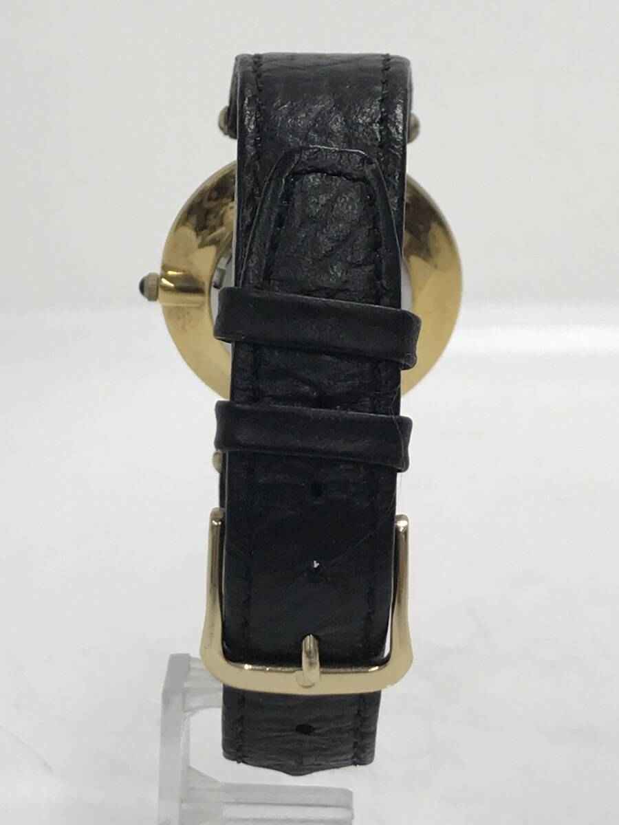 【不動(dòng)品】dunhill ダンヒル 腕時(shí)計(jì) QZ クォーツ 2針 ゴールド系文字盤(pán) 革ベルト 時(shí)計(jì) メンズ ファッション 服飾小物 時(shí)代物 趣味