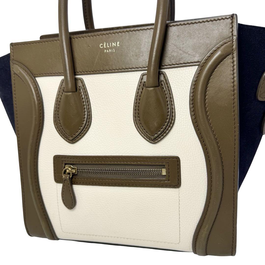 CELINE セリーヌ ラゲージ マイクロショッパー レザー