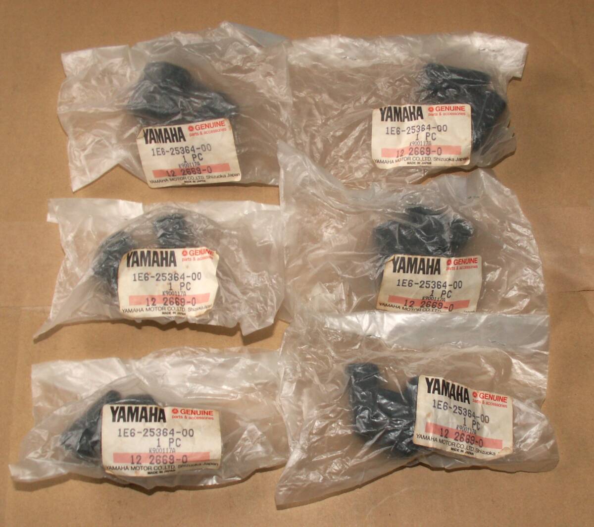 XT500　1E6 　リアホイールダンパー　1E6-25364-00 6個　1臺分　純正新品廃盤　　希少