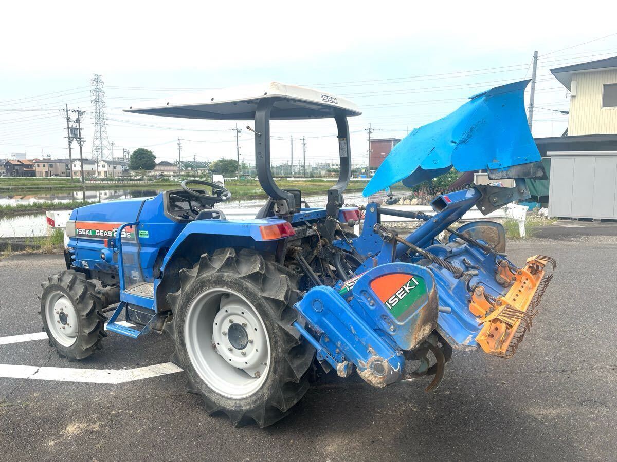 イセキ GEAS25s 25馬力 4WD 逆転PTO 自動水平 低時間 Yahoo!オークション - イセキ GEAS25s トラクター 25馬力 4WD