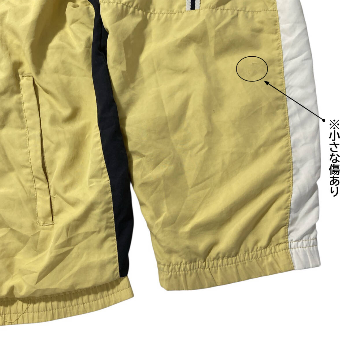 【USED】 リーボック REEBOK ビンテージ ナイロン トラックジャケット 刺繍ロゴ 90s 古著 XLサイズ相當(dāng) マスタード ☆送料無(wú)料☆