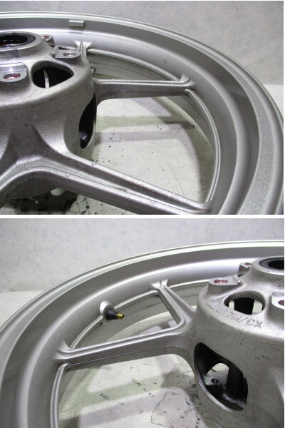 5★NINJA650系前后ホイール519　純正.めくれ無.17×3.50.17×4.50.〔検索用〕ニンジャ650R.1000.400.ER-6n.ER-6f.Versys650.ZX-6R.25R